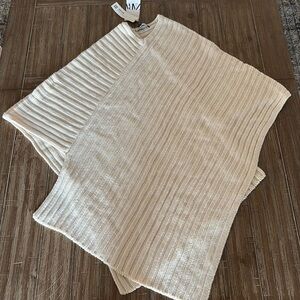 Sweater poncho! Creamy,white.